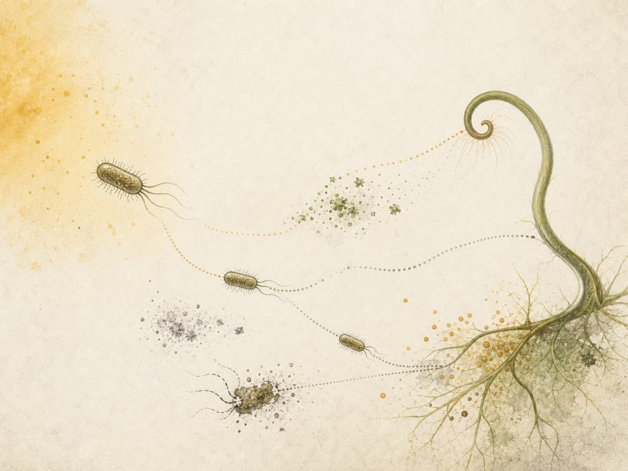Life begins to sense: Bacteria and plants are not conscious, but they already sense, regulate, repair, and respond.